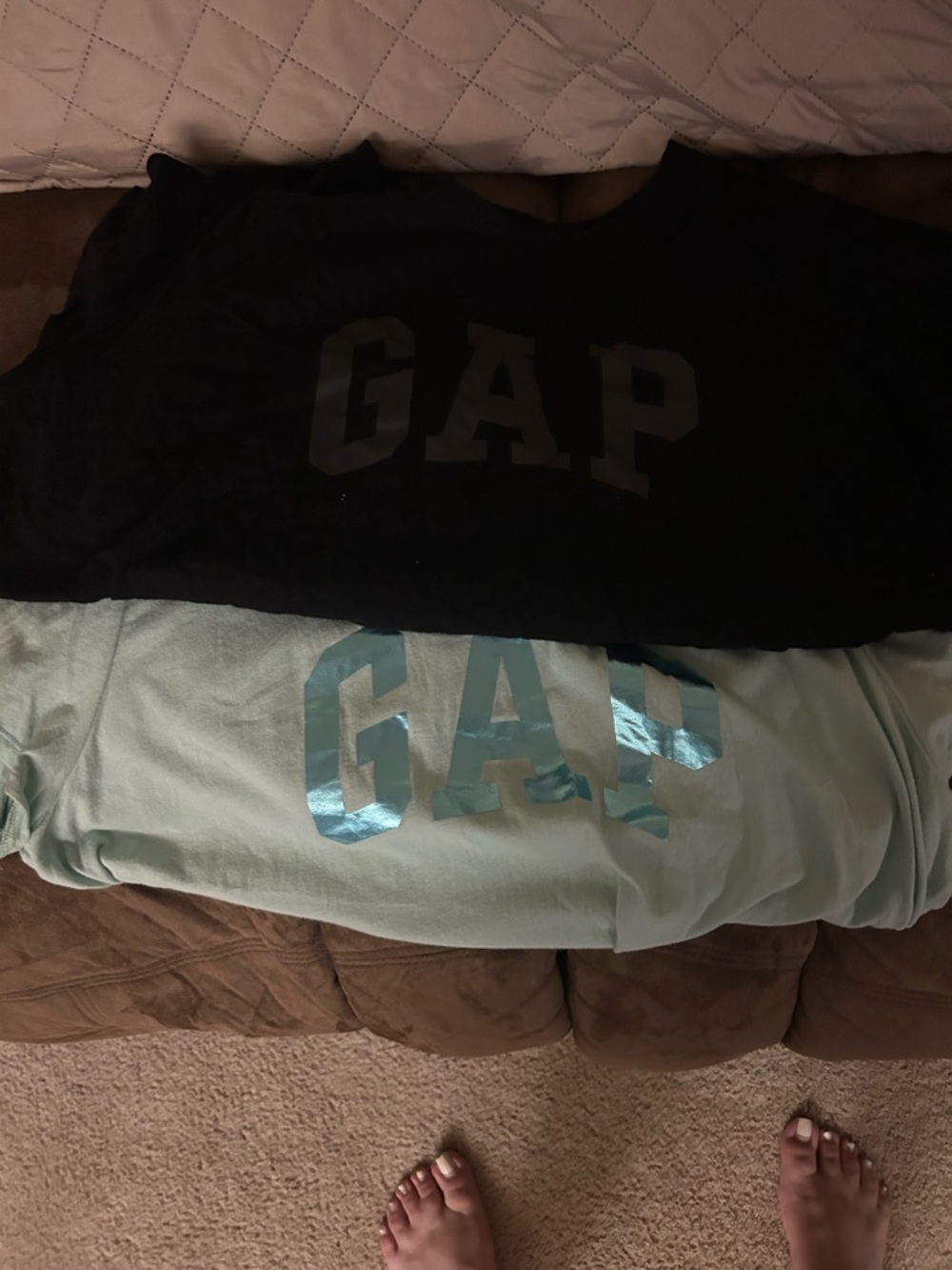 GAP Kids Sweatshirt Duo in Black & Light Teal